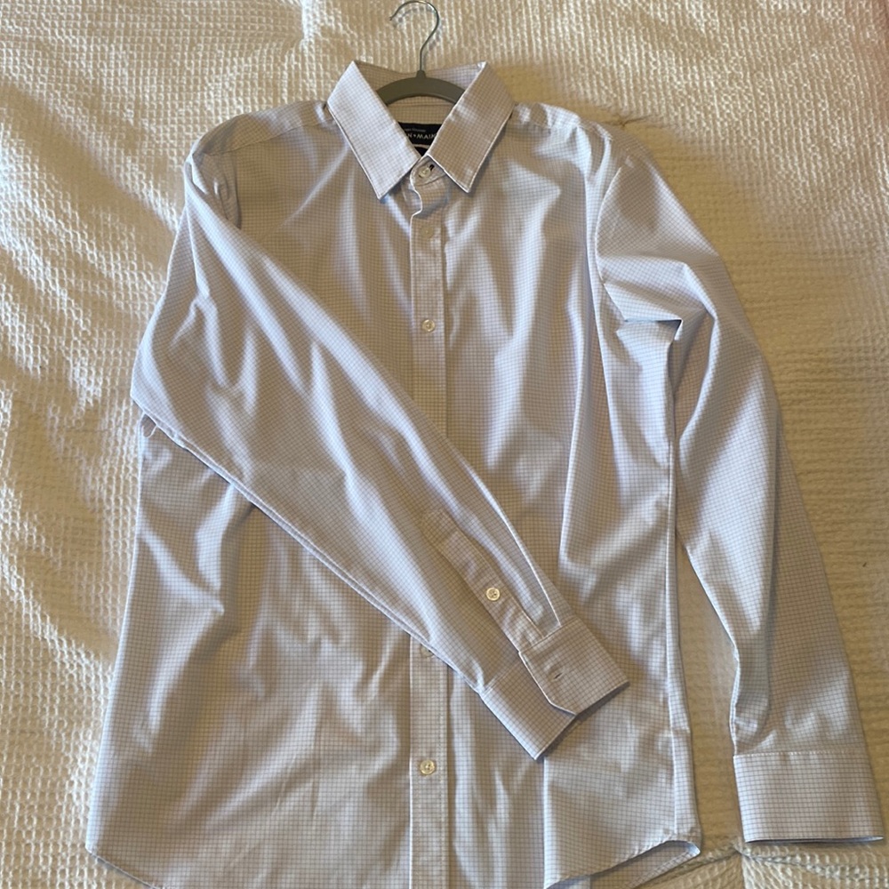 Mizzen+Main Men’s large slim fit performance button down